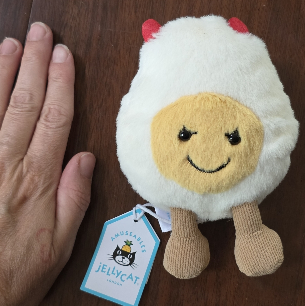 Jellycat Amuseable Devilled Egg - NWT, Retired/Rare New in bag Plush - Picture 9 of 9